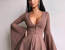 Ромпер з розкльошеними рукавами  Ромпер з розкльошеними рукавами  | PUSHKA SHOP