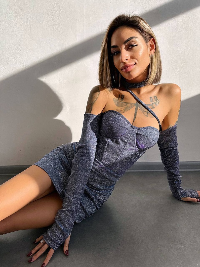 Сяюча корсетна сукня бюстьє Сяюча корсетна сукня бюстьє | PUSHKA SHOP