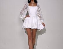 Мереживна сукня з корсетним верхом та пишною подвійною спідницею  Мереживна сукня з корсетним верхом та пишною подвійною спідницею  | PUSHKA SHOP