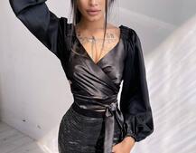 Комплект: топ з об'ємними рукавами + мереживна спідниця Комплект: топ з об'ємними рукавами + мереживна спідниця | PUSHKA SHOP