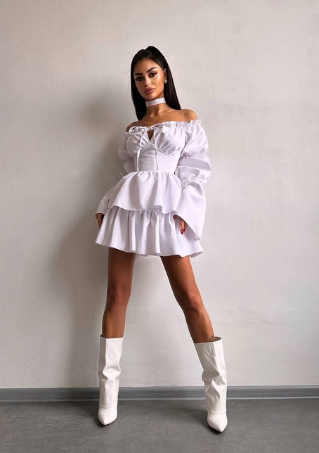 Сукня з чокером  | PUSHKA SHOP