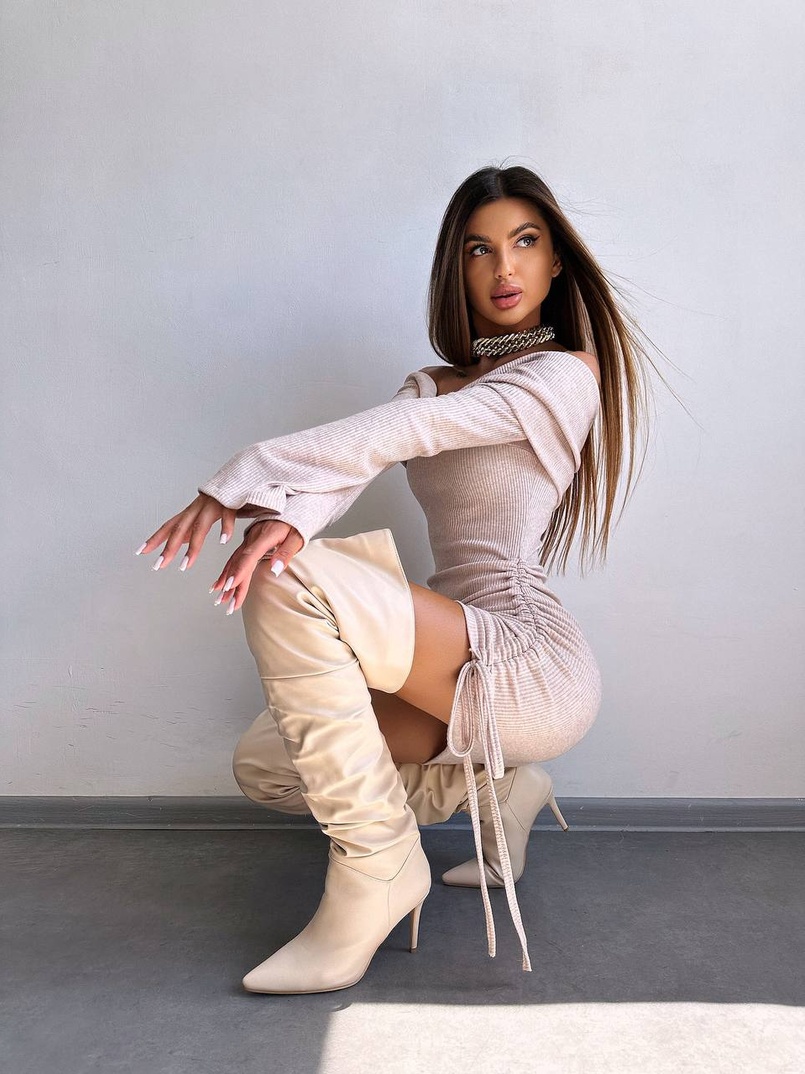 Трикотажна сукня міні  Трикотажна сукня міні  | PUSHKA SHOP