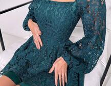 Мереживна сукня з корсетним верхом та пишною подвійною спідницею  Мереживна сукня з корсетним верхом та пишною подвійною спідницею  | PUSHKA SHOP