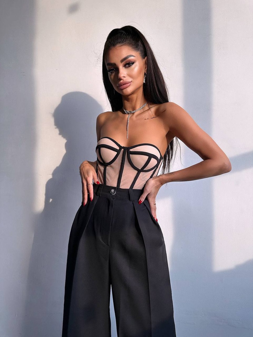 Костюм:  піджак на підкладці, штани+ корсет Костюм:  піджак на підкладці, штани+ корсет | PUSHKA SHOP