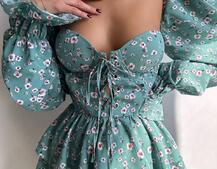 Корсетна сукня -бюстьє з пишною спідницею  Корсетна сукня -бюстьє з пишною спідницею  | PUSHKA SHOP