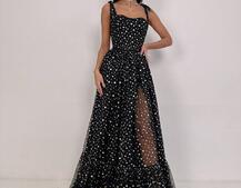 Сукня бюстьє максі з блискучим принтом  | PUSHKA SHOP