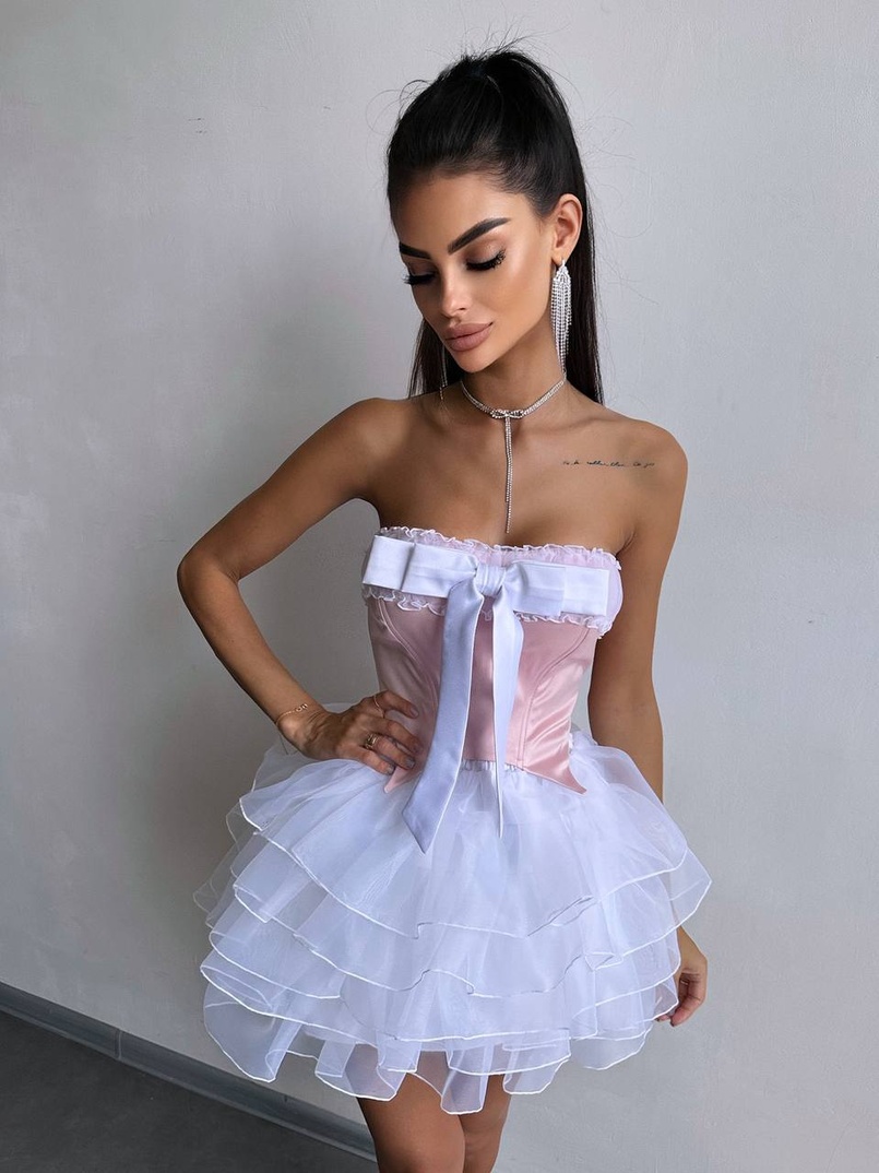 Комплект: корсет + пишна спідниця міні  Комплект: корсет + пишна спідниця міні  | PUSHKA SHOP