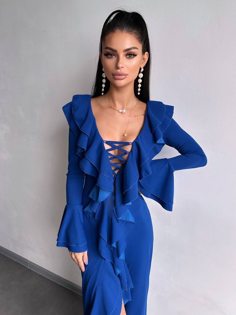 Сукня з воланами  Сукня з воланами  | PUSHKA SHOP