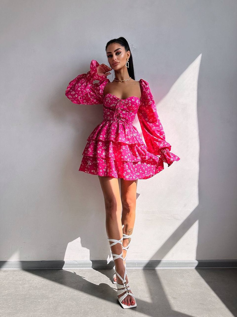 Корсетна сукня -бюстьє з пишною спідницею  Корсетна сукня -бюстьє з пишною спідницею  | PUSHKA SHOP