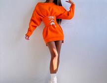 Тепле затишне худі over-size на флісі + корсет на шнурівці Можна носити з корсетом та без | PUSHKA SHOP