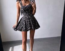 Корсетна сукня з подвійною спідницею  | PUSHKA SHOP