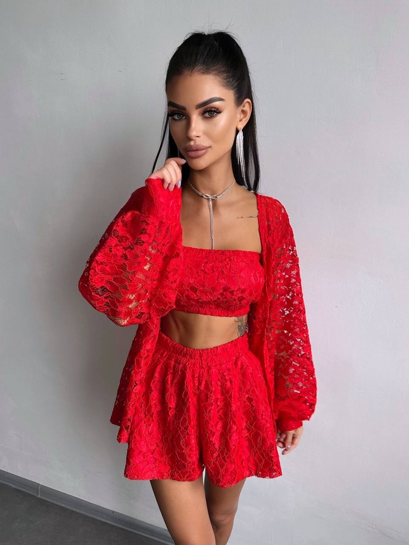 Мереживний комплект трійка  Мереживний комплект трійка  | PUSHKA SHOP