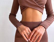 Комплект: топ + спідниця с розрізами  Комплект: топ + спідниця с розрізами  | PUSHKA SHOP