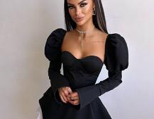 Сукня з чашечками та елементами корсету  Сукня з чашечками та елементами корсету  | PUSHKA SHOP