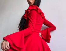 Сукня з з воланами на ґудзиках  Сукня з з воланами на ґудзиках  | PUSHKA SHOP