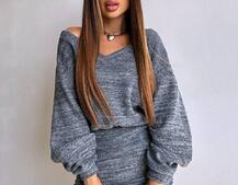 Трикотажна сукня міні  | PUSHKA SHOP