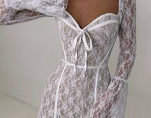 Мереживна сукня міні з чашечками    Мереживна сукня міні з чашечками    | PUSHKA SHOP