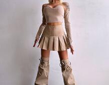 Комплект: спідниця з гетрами + топ | PUSHKA SHOP