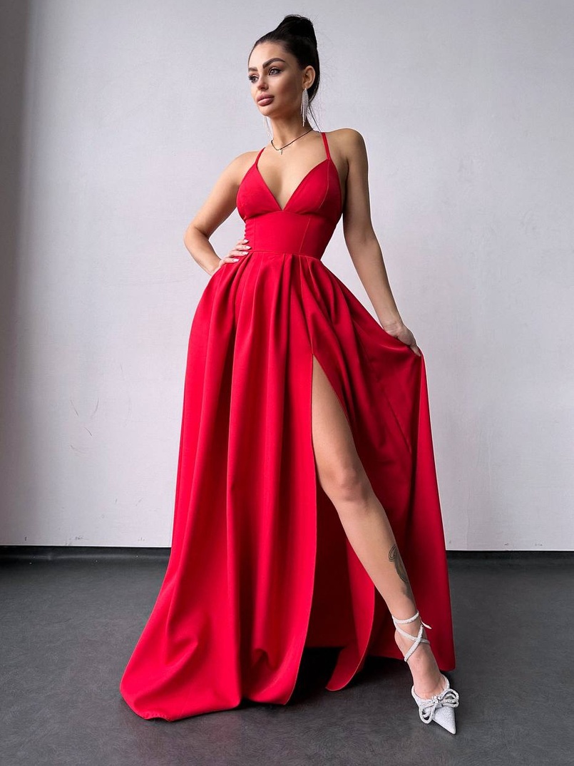 Сукня максі  з корсетним верхом і чашечками  | PUSHKA SHOP