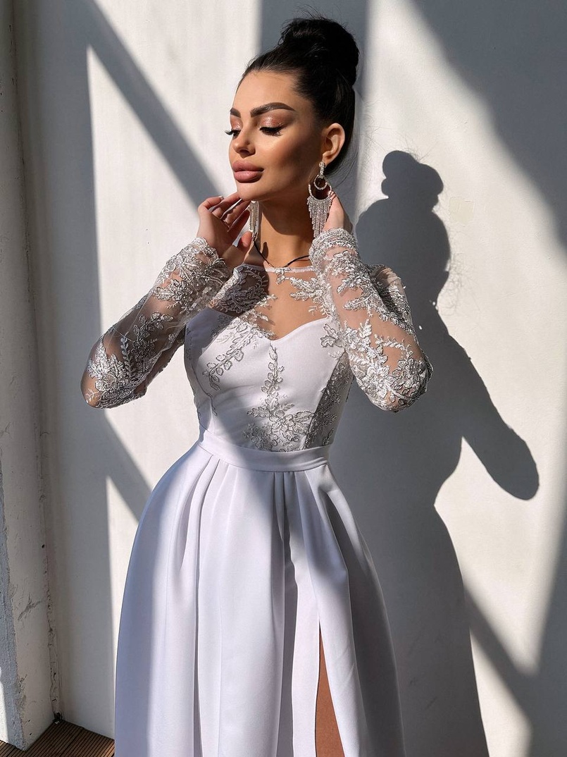 Сукня максі з мереживом  Сукня максі з мереживом  | PUSHKA SHOP