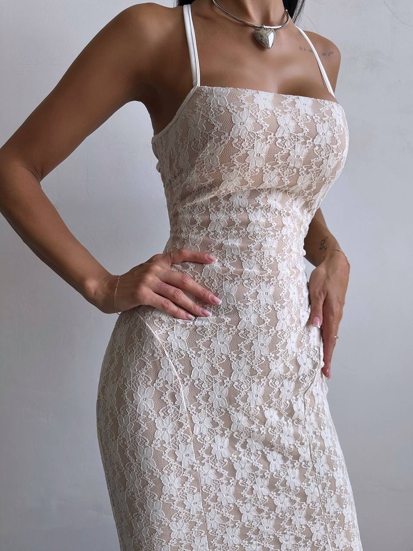 Мереживна сукня максі   Мереживна сукня максі   | PUSHKA SHOP