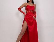 Комплект: корсет+ рукавички + спідниця максі Комплект: корсет+ рукавички + спідниця максі | PUSHKA SHOP