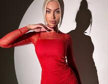 Сукня міні з сяючими стразами Сукня міні з сяючими стразами | PUSHKA SHOP