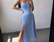 Корсетна сукня міді  | PUSHKA SHOP