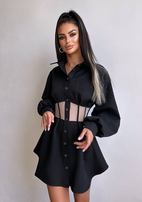 Сорочка з елементами корсета   | PUSHKA SHOP