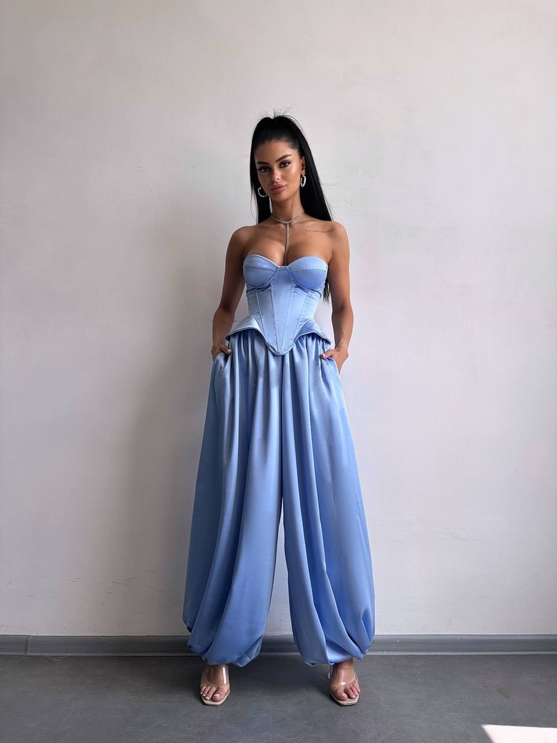 Елегантний комплект із корсета та штанів-аладінів ✨ | PUSHKA SHOP