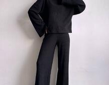 Трикотажний базовий комплект: світшот + штани  Трикотажний базовий комплект: світшот + штани  | PUSHKA SHOP