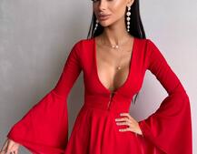 Ромпер з розкльошеними рукавами  Ромпер з розкльошеними рукавами  | PUSHKA SHOP