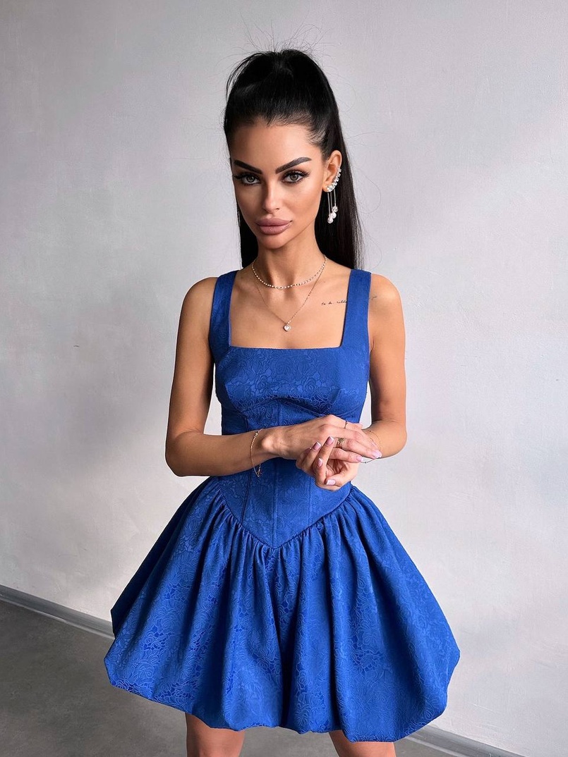 Корсетна сукня с пишною спідницею-балоном Корсетна сукня с пишною спідницею-балоном | PUSHKA SHOP