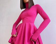 Сукня міні зі спідницею-сонцем  Сукня міні зі спідницею-сонцем  | PUSHKA SHOP