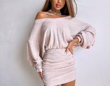 Трикотажна сукня міні  | PUSHKA SHOP