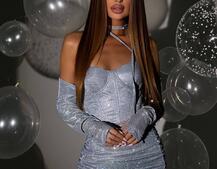 Сяюча корсетна сукня бюстьє | PUSHKA SHOP