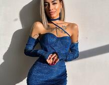 Сяюча корсетна сукня бюстьє | PUSHKA SHOP