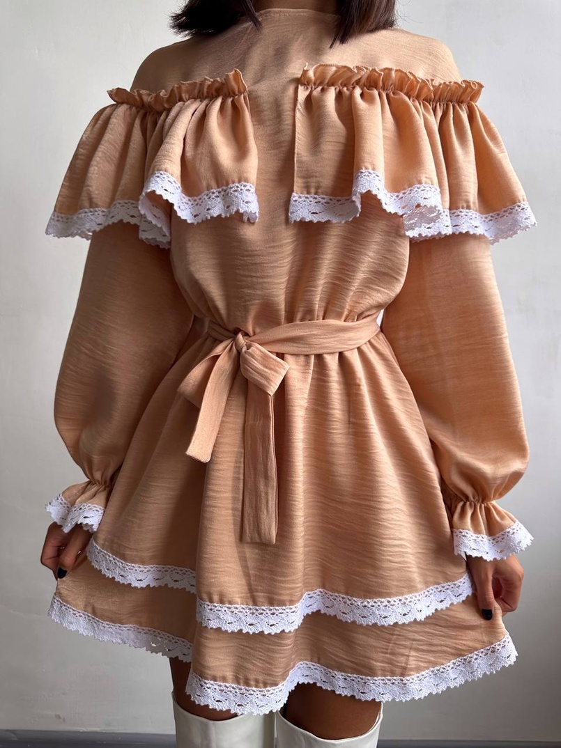 Сукня декорована мереживом Сукня декорована мереживом | PUSHKA SHOP