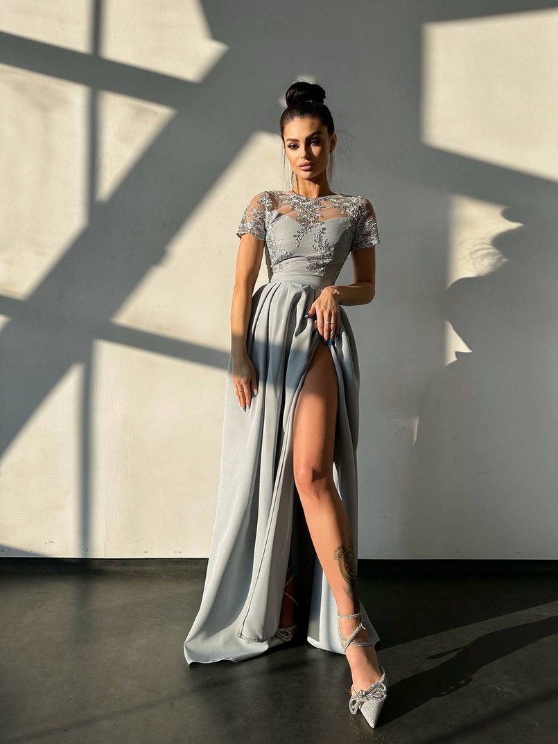 Сукня максі з мереживом  Сукня максі з мереживом  | PUSHKA SHOP