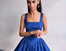 Корсетна сукня с пишною спідницею-балоном Корсетна сукня с пишною спідницею-балоном | PUSHKA SHOP