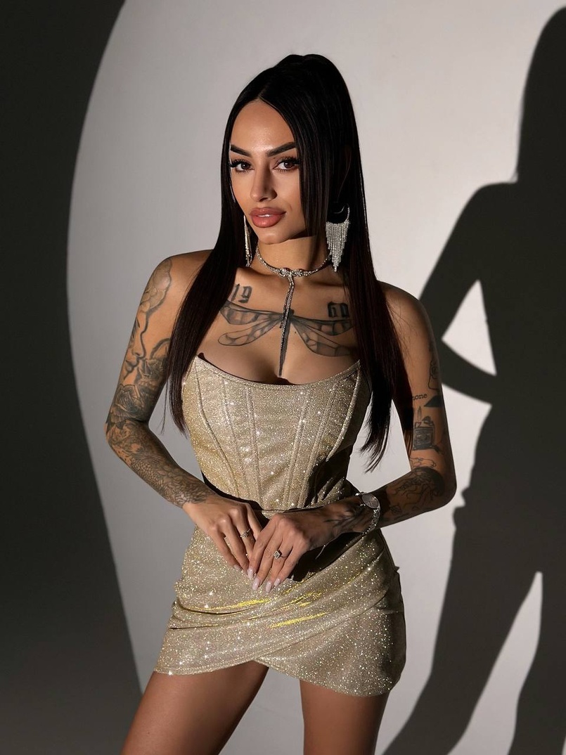 Сяючий комплект: корсет + спідниця   | PUSHKA SHOP