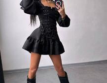 Комплект: сукня + корсет  Комплект: сукня + корсет  | PUSHKA SHOP