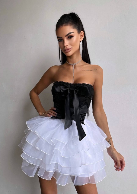 Комплект: корсет + пишна спідниця міні  Комплект: корсет + пишна спідниця міні  | PUSHKA SHOP