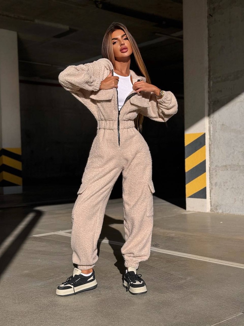 Теплий та мʼякий комбінезон Тедді на флісі Дуже приємний до тіла Теплий та мʼякий комбінезон Тедді на флісі Дуже приємний до тіла | PUSHKA SHOP