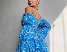 Сукня з воланами та шнурівкою по спинці Сукня з воланами та шнурівкою по спинці | PUSHKA SHOP