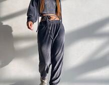 Велюровий комплект трійка: кофта + корсет з чашечками + джогери  Велюровий комплект трійка: кофта + корсет з чашечками + джогери  | PUSHKA SHOP