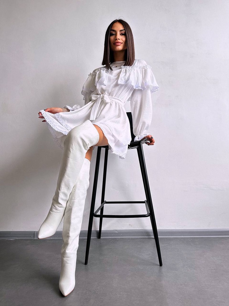 Сукня декорована мереживом Сукня декорована мереживом | PUSHKA SHOP