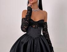 Комплект: мереживний корсет бюстьє + корсетна спідниця Комплект: мереживний корсет бюстьє + корсетна спідниця | PUSHKA SHOP