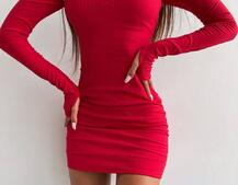 Облягаюча міні сукня з чашками з ефектом push up | PUSHKA SHOP