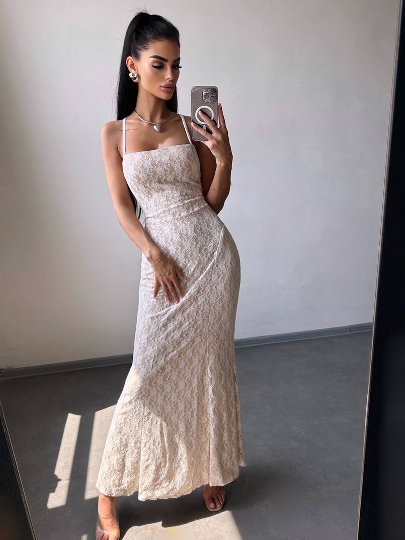 Мереживна сукня максі   Мереживна сукня максі   | PUSHKA SHOP